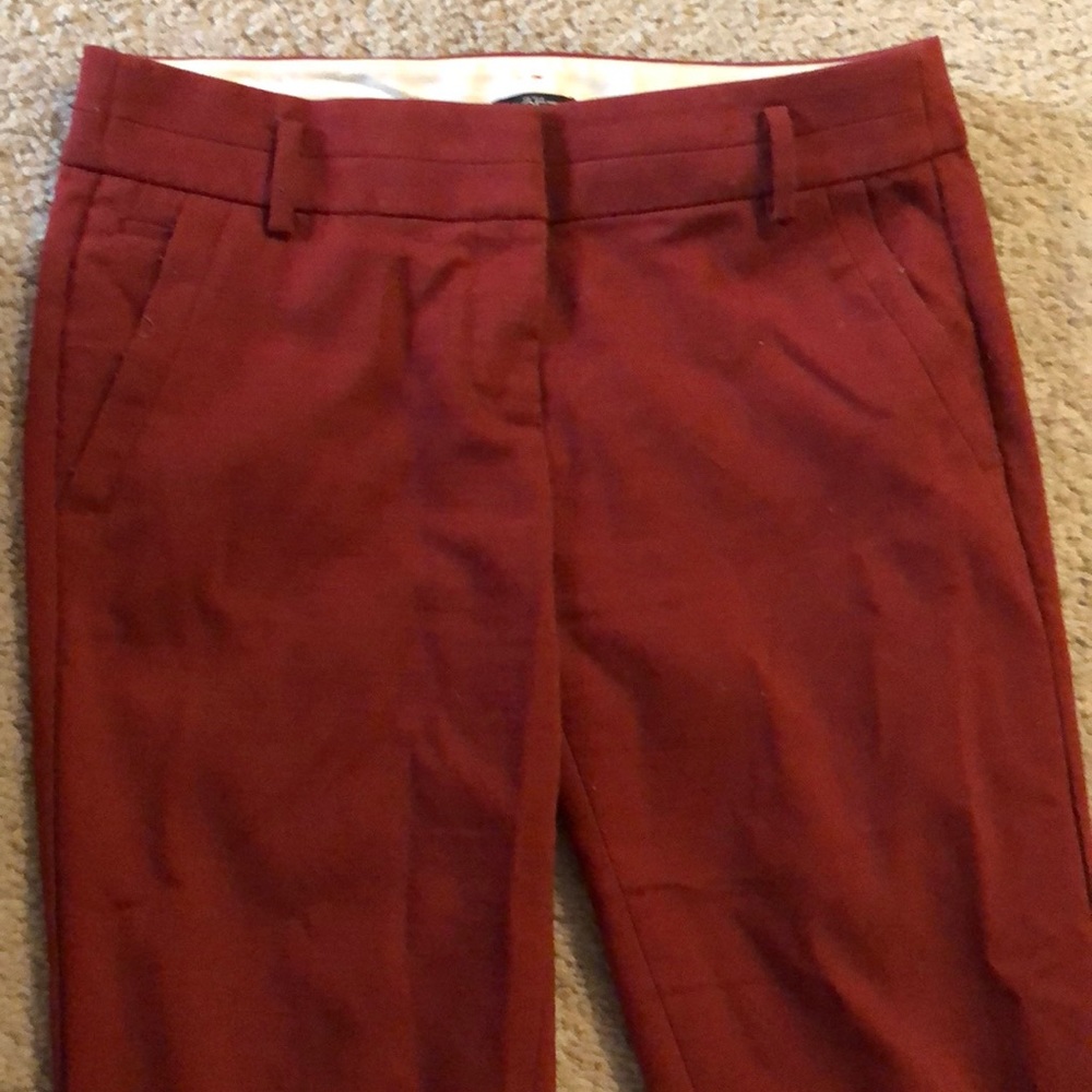 Marisa cut size 4 loft dress pants in burnt orange